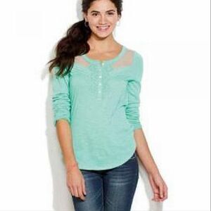 SO Long Sleeve blouse sz M